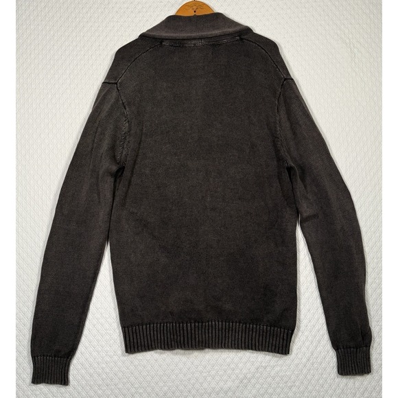 Goodthreads 100% Cotton Mens Cardigan Sweater Size L Tall Brown Button Dad City - Picture 4 of 7